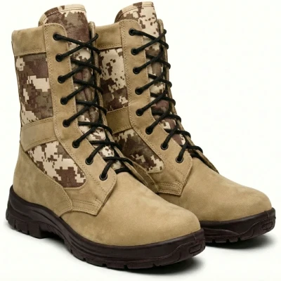 Берці 289T Нубук Камуфляж