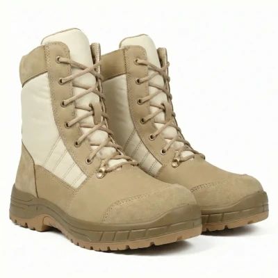 Берці зимові Патріот Нубук Бежеві